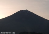 Mt. Fuji of about 5:00AM.