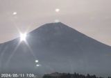 上午7点左右的富士山