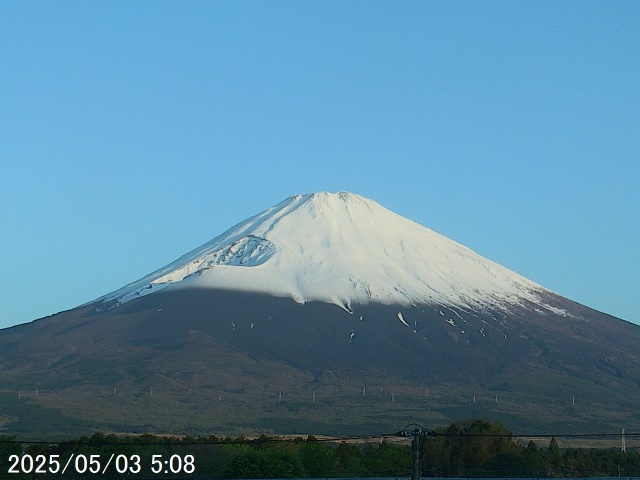 Mt. Fuji seen from gotemba. 