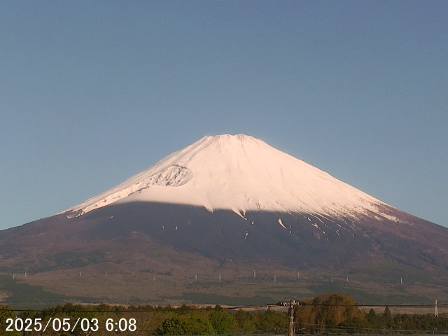 Mt. Fuji seen from gotemba. 