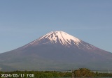 上午7点左右的富士山