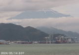 午前8點左右的富士山