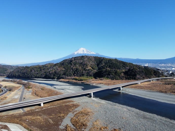 富士川かりがね橋の写真