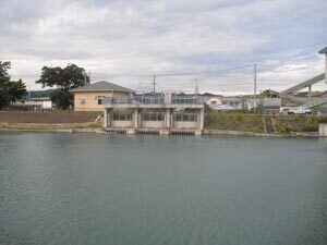 写真：栃山頭首工全景