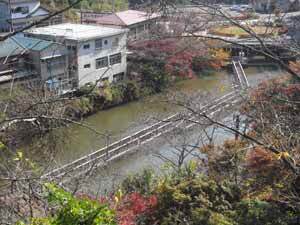 写真：奥山公園より池を望む