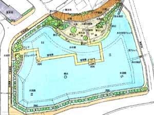 イラスト：大堤池平面図