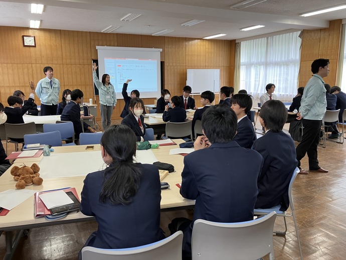 写真：出張授業