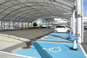 写真：富士山静岡空港の駐車場