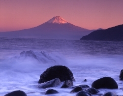 写真：冬の富士山