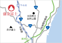 地図：盛金富士アクセス