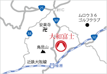 地図：大和富士アクセス
