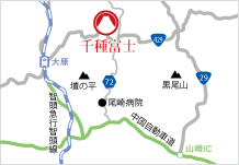 地図：千種富士アクセス