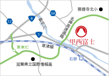 地図：甲西富士アクセス