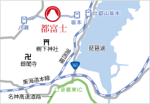 地図：都富士アクセス