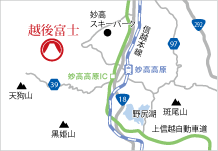 地図：越後富士アクセス