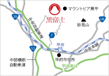 地図：黒富士アクセス