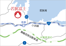 地図：若狭富士アクセス