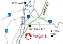 地図：角原富士アクセス