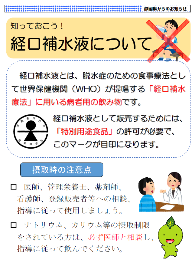 ポスターの写真：ちゃっぴーの食品安全インフォメーション1