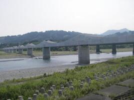 写真：大井川用水の水路橋（小笠幹線）