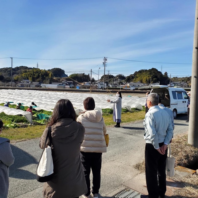 移住体験ツアーの様子