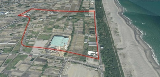写真:遠州灘海浜公園(篠原地区)整備予定地 全景