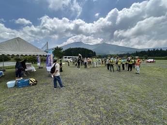 開会式前