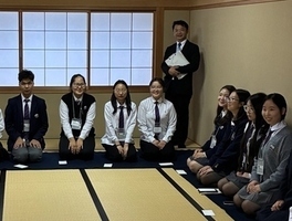 茶道体験の様子