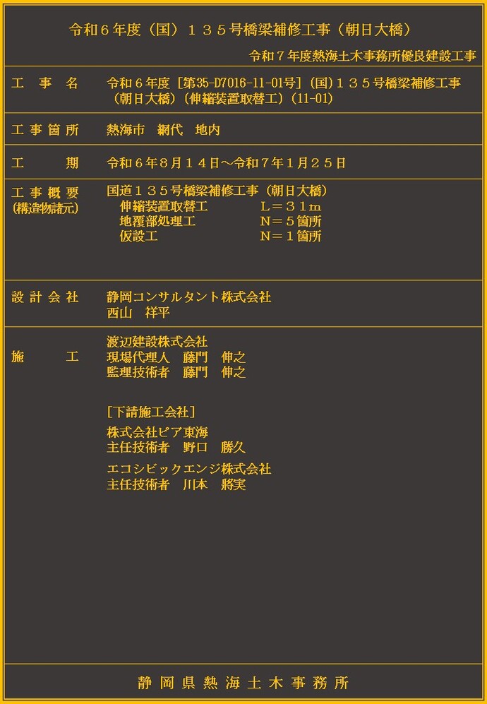 デジタル工事銘板