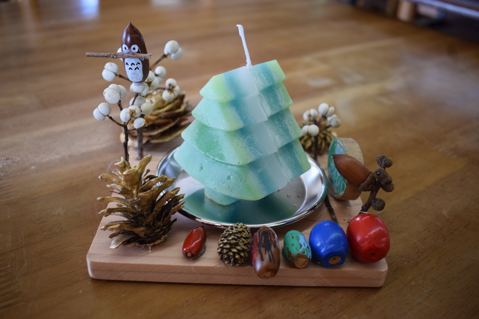 自然物キャンドル