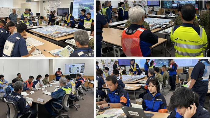 写真　総合防災訓練の実施状況