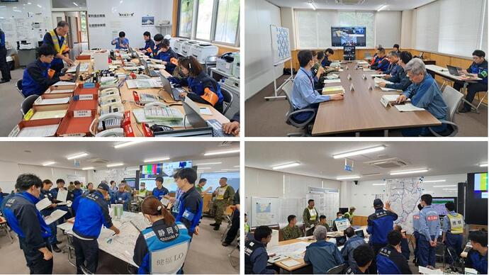 写真　総合防災訓練の実施状況