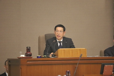 第119代静岡県議会議長　和田篤夫議員