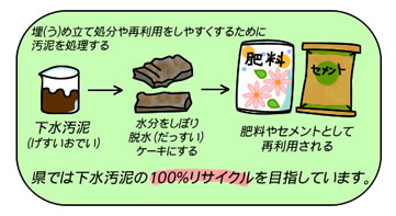 下水汚泥のリサイクル