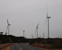 風力発電の写真