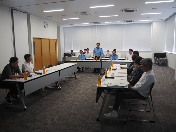 写真：湖西警察署協議会の様子