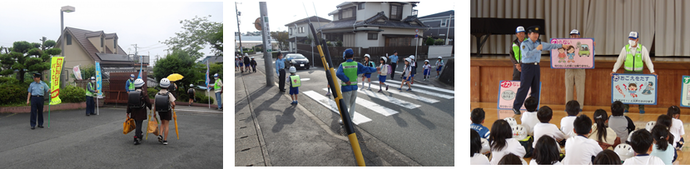 写真：地域安全推進員の活動の様子