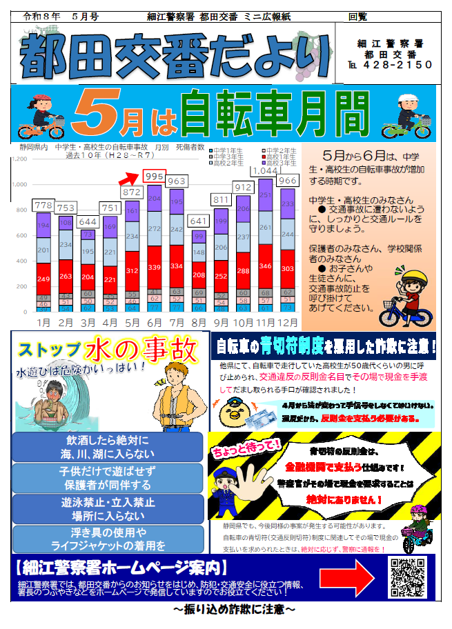 チラシ：都田交番だより5月号