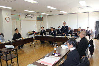 写真：細江警察署協議会の様子