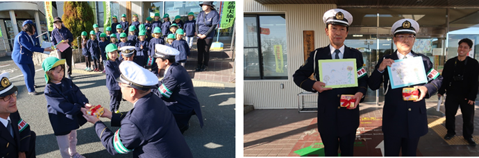 写真：ひまわりの絆プロジェクト引継ぎ式の様子