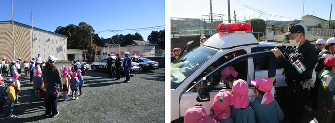 写真：交通安全教室の様子