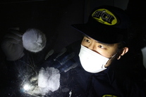 写真:鑑識活動