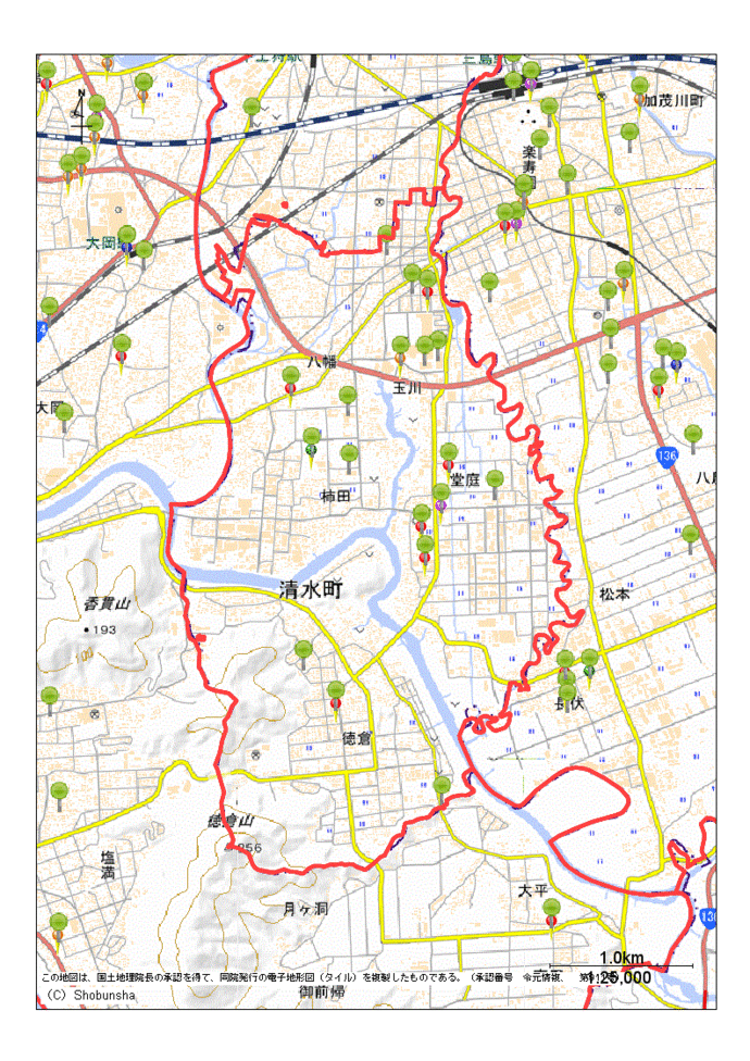 駿東郡清水町地図