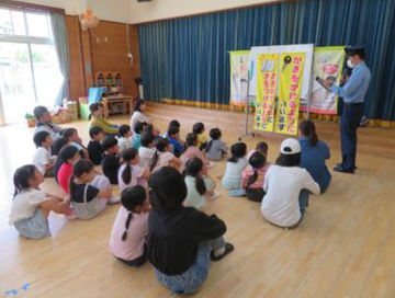 令和7年5月14日 ちびっこおまわりさん任命式(横地保育園)