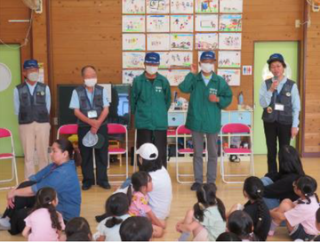 令和7年5月14日 ちびっこおまわりさん任命式(横地保育園)