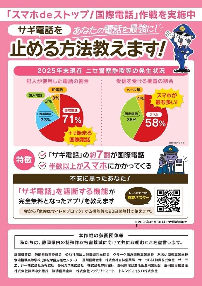 サギ電話止める方法を教えます