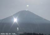 上午7点左右的富士山