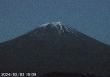 午後7時ごろの富士山