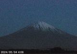 午前4時ごろの富士山