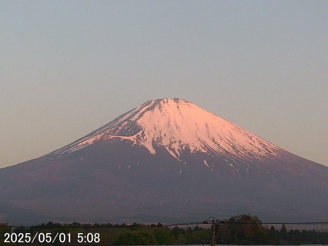 Mt. Fuji seen from gotemba. 